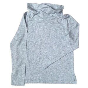 ✨ NWT Crazy 8 Girls Gray Turtleneck Top Size 7-8 Soft Cotton Blend Holiday Seaso